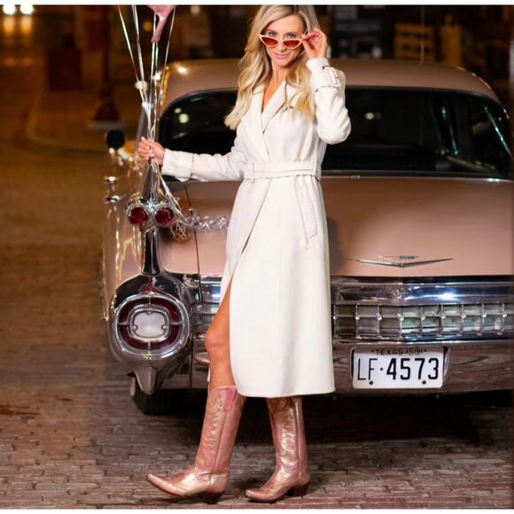 Old Gringo Yippee Ki Yay Peyton Pink Gold Tall Boots Size 8.5 - Picture 4 of 15